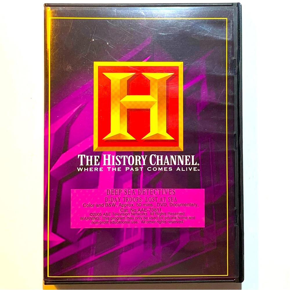 D-Day Troops Lost at Sea DVD History Channel documentary 733961738117 A & E TV